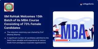 IIM Rohtak Welcomes 15th Batch of its MBA Course Consisting of 73% Female Candidates; Check Details Here